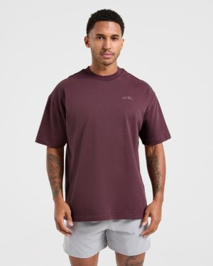 Essential Oversized T Shirt - Dusty Plum: The Ultimate Comfort Upgrade