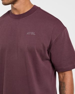 Essential Oversized T Shirt - Dusty Plum: The Ultimate Comfort Upgrade