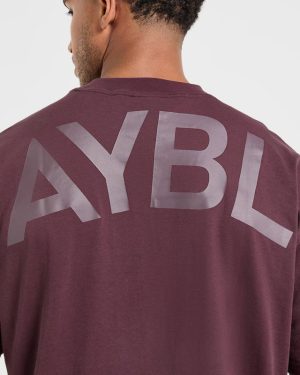 Essential Oversized T Shirt - Dusty Plum: The Ultimate Comfort Upgrade