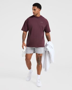 Essential Oversized T Shirt - Dusty Plum: The Ultimate Comfort Upgrade