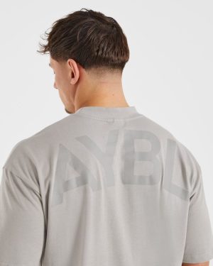 Essential Oversized T Shirt - Fog: The Ultimate Comfort Upgrade
