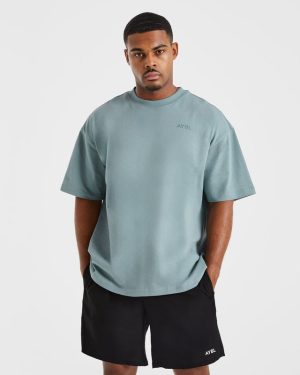 Essential Oversized T Shirt - Ocean Mist: The Ultimate Comfort Upgrade