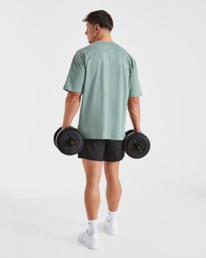 Essential Oversized T Shirt - Slate Green: The Ultimate Comfort Staple