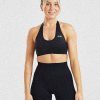 Essential Seamless Halterneck Sports Bra - Black