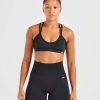 Essential Strappy Sports Bra - Black: The Ultimate Low-Impact Companion