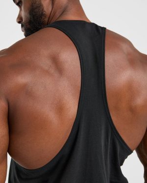 Essential Stringer - Black: The Ultimate Gym Companion
