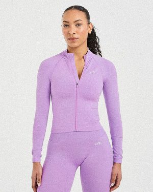 Adapt Seamless Jacket - Spring Lilac: The Ultimate Sculpting Layer