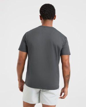 Essential T Shirt - Smoke Grey: The Ultimate Everyday Staple