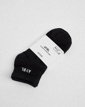Everyday Ankle Socks (3 Pack) - Black: The Ultimate Comfort Upgrade