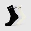 Everyday Crew Socks (3 Pack) - Black/White/Cream