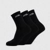 Everyday Crew Socks (3 Pack) - Black: Ultimate Comfort & Support