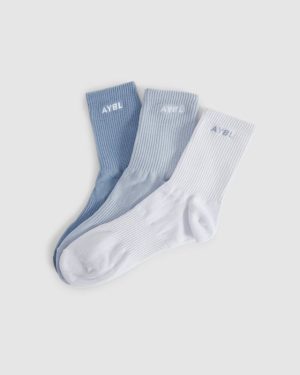 Premium Everyday Crew Socks 3-Pack: Ultimate Comfort & Support