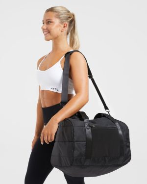 Everyday Gym Bag - Black: The Ultimate Organized Workout Companion