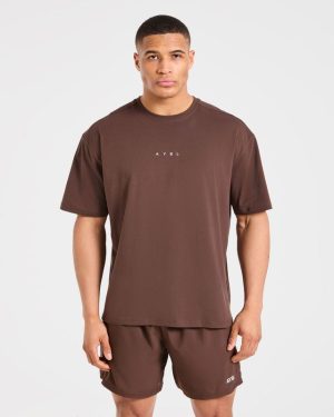 Force Oversized T Shirt - Brown: The Ultimate Blend of Comfort and Style