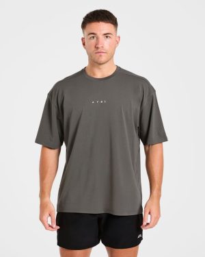 Force Oversized T Shirt - Charcoal: The Ultimate Blend of Comfort and Style