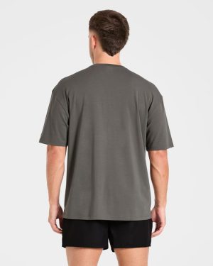 Force Oversized T Shirt - Charcoal: The Ultimate Blend of Comfort and Style