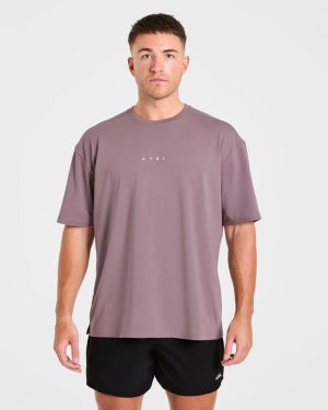 Force Oversized T Shirt - Heavy Purple: The Ultimate Blend of Comfort and Style