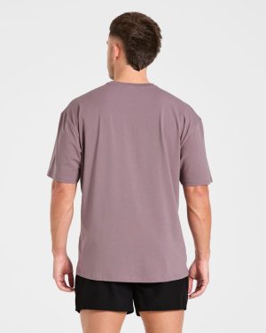 Force Oversized T Shirt - Heavy Purple: The Ultimate Blend of Comfort and Style