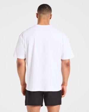 Force Oversized T Shirt - White: The Ultimate Blend of Comfort and Style