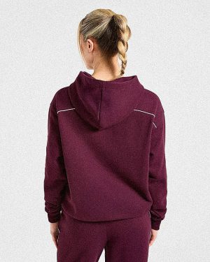 Form Hoodie - Deep Mulberry: The Ultimate Athleisure Essential