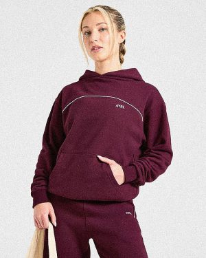 Form Hoodie - Deep Mulberry: The Ultimate Athleisure Essential