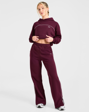 Form Hoodie - Deep Mulberry: The Ultimate Athleisure Essential
