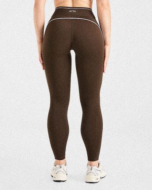 Form Leggings - Coffee Bean: The Ultimate Athleisure Essential