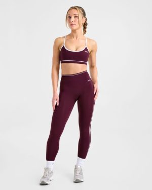 Form Leggings - Deep Mulberry: The Ultimate Athleisure Essential