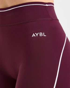 Form Leggings - Deep Mulberry: The Ultimate Athleisure Essential