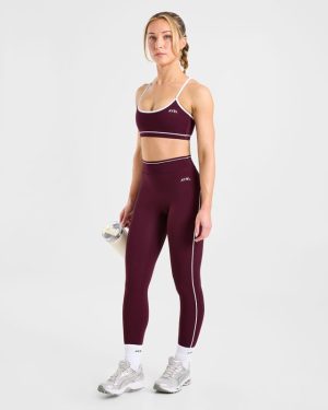 Form Leggings - Deep Mulberry: The Ultimate Athleisure Essential
