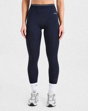 Form Leggings - Muted Navy: The Ultimate Athleisure Essential