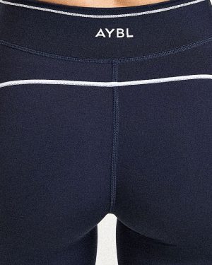 Form Leggings - Muted Navy: The Ultimate Athleisure Essential