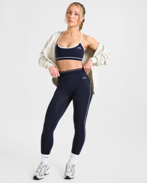 Form Leggings - Muted Navy: The Ultimate Athleisure Essential