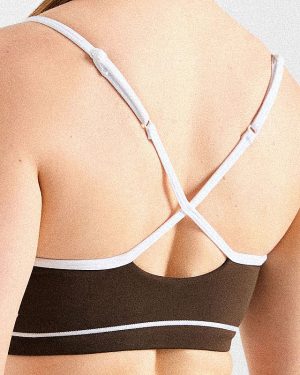 Form Sports Bra - Coffee Bean: The Ultimate Medium-Support Activewear Essential