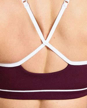 Form Sports Bra - Deep Mulberry: Ultimate Comfort and Support