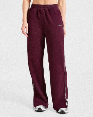 Form Straight Leg Joggers - Deep Mulberry: The Ultimate Athleisure Essential