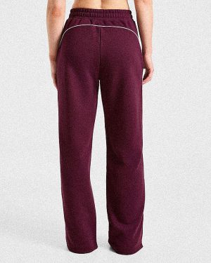 Form Straight Leg Joggers - Deep Mulberry: The Ultimate Athleisure Essential