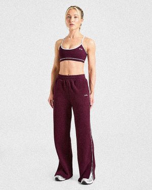Form Straight Leg Joggers - Deep Mulberry: The Ultimate Athleisure Essential