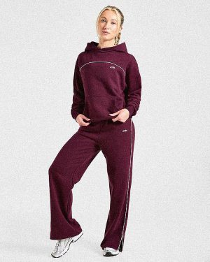 Form Straight Leg Joggers - Deep Mulberry: The Ultimate Athleisure Essential