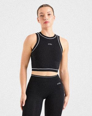 Form Tank Top - Black: The Ultimate Sculpting Activewear Essential