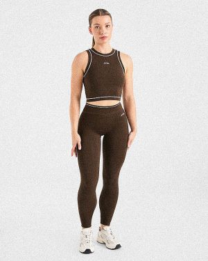 Form Tank Top - Coffee Bean: The Ultimate Sculpting Activewear Essential