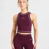 Form Tank Top - Deep Mulberry: The Ultimate Sculpting Activewear Essential