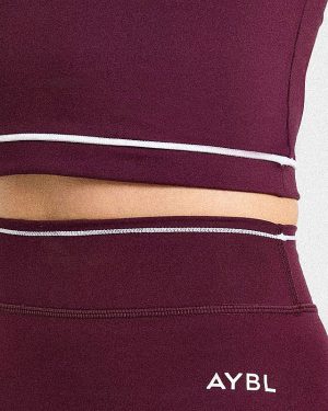 Form Tank Top - Deep Mulberry: The Ultimate Sculpting Activewear Essential