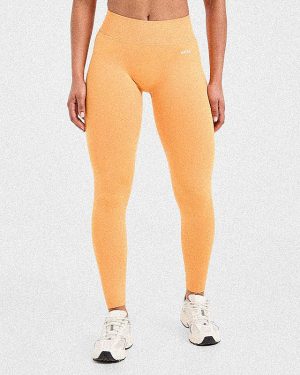 Adapt Seamless Leggings - Bright Orange: The Ultimate Sculpting Fit