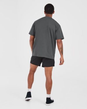 Gothic Oversized T Shirt - Charcoal: The Ultimate Streetwear Essential