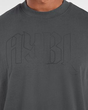 Gothic Oversized T Shirt - Charcoal: The Ultimate Streetwear Essential