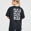 Gym Girl Era Oversized T-Shirt - Black | Ultimate Comfort & Style