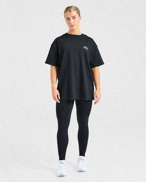 Gym Girl Era Oversized T-Shirt - Black | Ultimate Comfort & Style