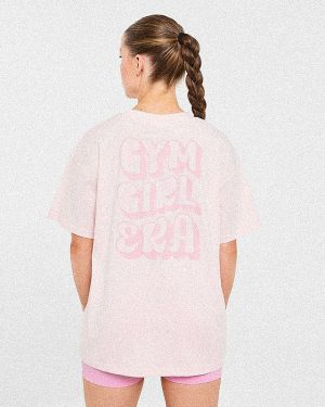 Gym Girl Era Oversized T-Shirt - Pink: The Ultimate Comfort & Style Statement