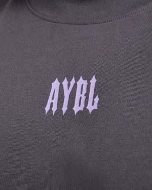 Hunt Your Goals Oversized T-Shirt - Deep Charcoal